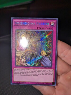 Yu-Gi-Oh! TCG Dimensional Barrier 2017 Mega-Tin Mega Pack MP17-EN163 1st Edition-image