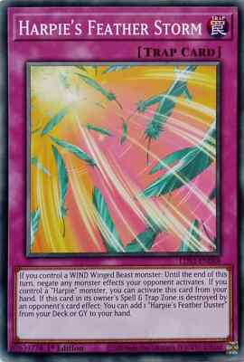 LDS2-EN088 Harpie's Feather Storm Common 1st Edition YuGiOh Card-image