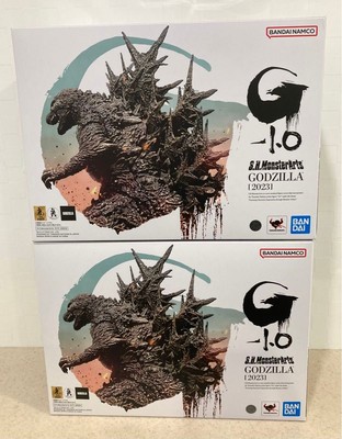 S.H.MonsterArts Godzilla 2023 Godzilla 1.0 New 2 Pieces Monatsu Monster Arts-image