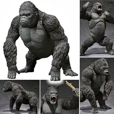 BANDAI S.H.MonsterArts King Kong ABS & PVC Figure16cm From JAPAN-image