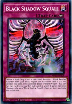 Yu-Gi-Oh Yugioh Black Shadow Squall MP23-EN208 Mega Tin Dueling Heroes-image