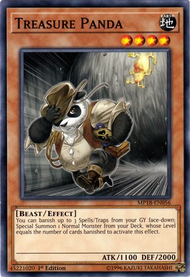 Treasure Panda - MP18-EN056 - Common - 1st Edition - Moderately Played-image