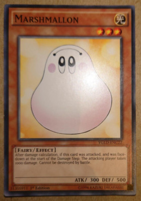 Marshmallon YGLD-ENC22 Yu-Gi-Oh! Card Common 1st Edition-image