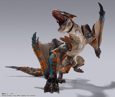 TAMASHII NATIONS S.H. Monster Arts Monster Hunter Rise Tigrex PVC ABS-image