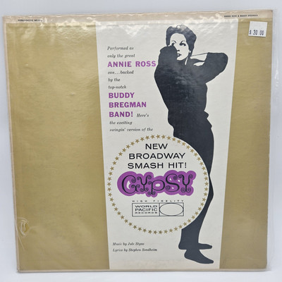 Annie Ross Vocal Jazz LP w Buddy Bregman Gypsy - World Pacific 1959 WP-1276 VG+-image