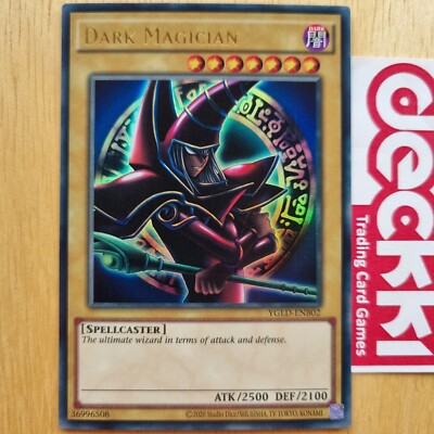 Dark Magician YGLD-ENB02 Ultra Rare Unlimited (NM/MINT) Red Arcana Anime Art!-image