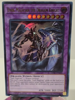 Dark Magician the Dragon Knight LEDD-ENA00 Legendary Dragon Decks 1st Edition-image