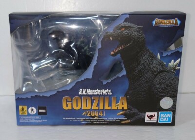 BANDAI S.H.MonsterArts Godzilla (2004) 160mm Action Figure Anime toy NEW-image