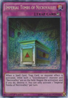 Imperial Tombs of Necrovalley - MP14-EN235 - Secret Rare - 1st Edition x1 - Dama-image