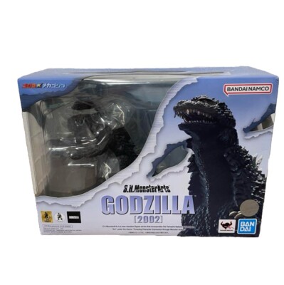 S.H.MonsterArts Godzilla (2002) Godzilla x Mechagodzilla Bandai Namco From Japan-image