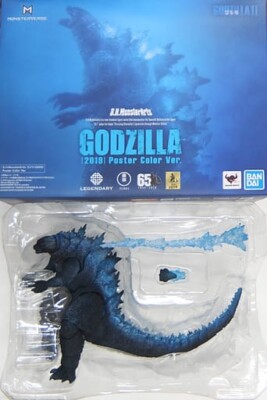 S.H.MonsterArts Godzilla 2019 Poster Color Ver special effects Figure BANDAI-image