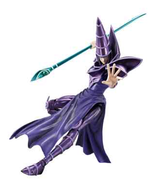 S.H.MonsterArts DARK MAGICIAN  Yu-Gi-Oh! Duel Monsters Action Figure SHM Manga-image
