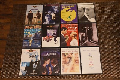 Lot 12 Woody Allen DVD Annie Hall, Sleeper, Scoop, Another Woman, Curse of Jade-image