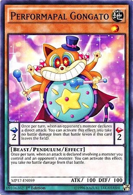 2017 Mega-Tins Mega Pack #MP17-EN059 Performapal Gongato-image