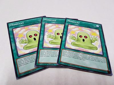 3x Yu-Gi-Oh 2015 Mega-Tin Mega Pack  #MP15-EN167 Mimiclay-image