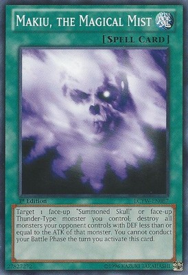 Makiu, the Magical Mist - LCYW-EN087 - Common - 1st Edition - Near Mint-image
