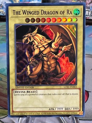 YuGiOh THE WINGED DRAGON OF RA LC01-EN003 Ultra Rare 25th Anniversary NM-image