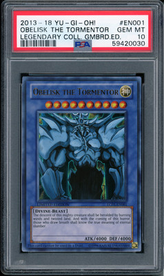 2013Yu-Gi-Oh! Legendary Collection Obelisk The Tormentor #EN001 PSA 10-image