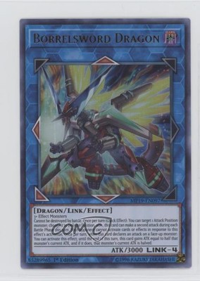 2019 Yu-Gi-Oh! Gold Sarcophagus Tin Mega Pack 1st Edition Borrelsword Dragon yl0-image