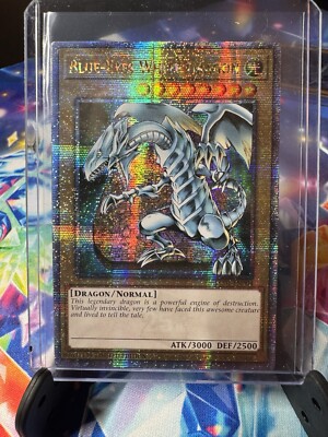 Blue-Eyes White Dragon (Quarter Century Secret Rare) LC01-EN004 Legendary Collec-image