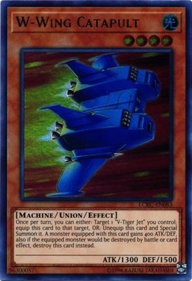 Yugioh! W-Wing Catapult - LCKC-EN083 - Ultra Rare - Unlimited Edition Near Mint,-image