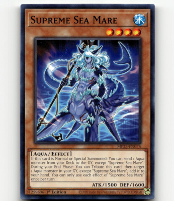 Yugioh Supreme Sea Mare 25th Anniv. Tin: Dueling Heroes Mega Pack-image