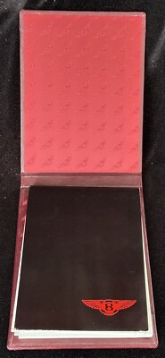 BENTLEY LEATHER BOUND DEALERS QUOTE PAD / NOTEPAD  / Notebook Slip-image