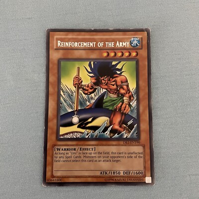 The Legendary Fisherman + Reinforcement Of The Army - DB1-EN190 - Misprint Error-image