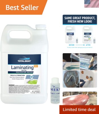 Polyester Laminating Resin - Marine Grade Fiberglass Resin and MEKP Catalyst ...-image
