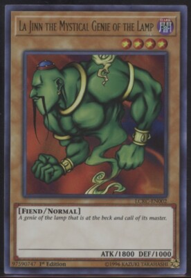 1st Ed La Jinn The Mystical Genie Of The Lamp Yu-Gi-Oh! Card LCKC-EN002 NM/M-image