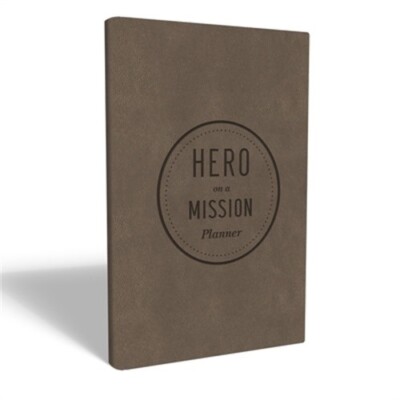 Hero on a Mission Guided Planner (Leather / Fine Binding)-image