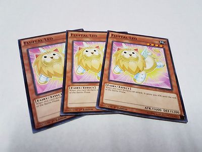 3x Yu-Gi-Oh 2015 Mega-Tin Mega Pack  #MP15-EN138 Fluffal Leo-image
