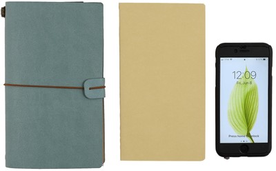 Voyager Refillable Notebook - Light Blue (Traveler's Journal, Planner, Notebook)-image