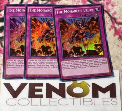 3x (M/NM) - The Monarchs Erupt - MP15-EN044 - Super Rare - 1st Edition YuGiOh-image