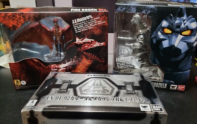 S.H. Monsterarts First Release Fire Rodan Mechagodzilla 1993 Garuda Set-image