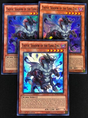 YUGIOH TAOTIE SHADOW OF THE YANG ZING MP15-EN150 1ST SUPER X3 (NM)-image