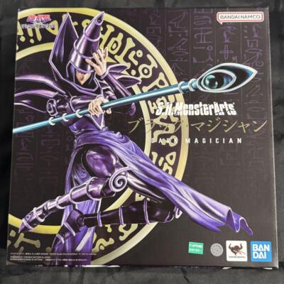 S.H.MonsterArts Yu-Gi-Oh! Dark Magician Figure 18.5cm BANDAI TAMASHII NATIONS-image