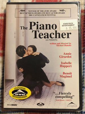 THE PIANO TEACHER [2001] {Annie Girardot, Isabelle Huppert} | DVD, Brand New-image
