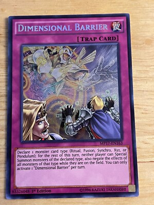 Yu-Gi-Oh! TCG Dimensional Barrier 2017 Mega-Tin Mega Pack MP17-EN163 1st Edition-image
