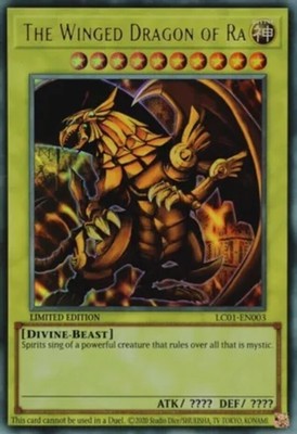 The Winged Dragon of Ra - LC01-EN003 - Ultra Rare - Limited Edition (25th Annive-image
