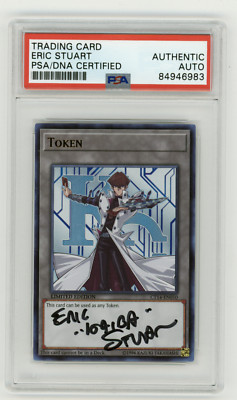 PSA Signed Eric Stuart Token: Kaiba 2017 Mega-Tins CT14-EN010-image