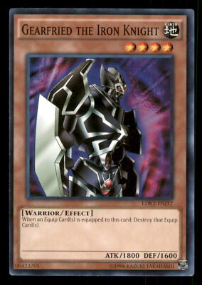 Yugioh Gearfried the Iron Knight #LDK2-ENJ12 Legendary Decks II LP-image