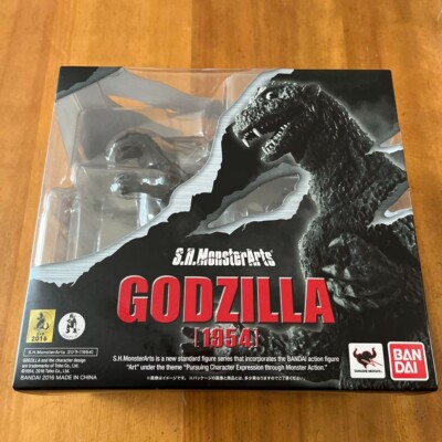 New Bandai S.H. MonsterArts Godzilla (1954) Painted Action Figure Free Ship JP-image