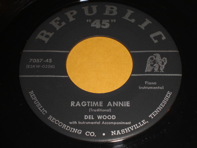 Del Wood - Ragtime Annie / Back Room Polka 45-image