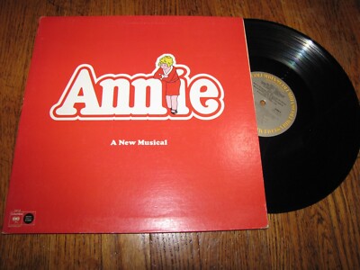 ANNIE A NEW MUSICAL ORIGINAL CAST RECORDING - COLUMBIA RECORDS LP-image