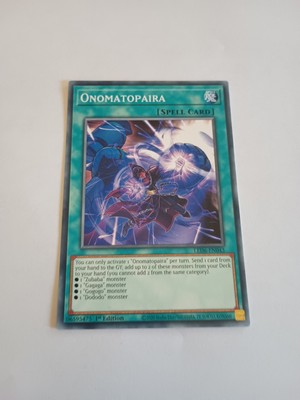Onomatopaira LED6-EN043 Legendary Duelists: Magical Hero 1st Edition Yu-Gi-Oh-image