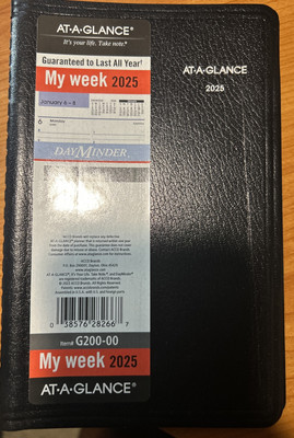 AT-A-GLANCE 2025 Appointment Book Planner, Weekly, 5