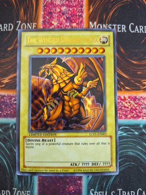 Yu-Gi-Oh! The Winged Dragon of Ra LC01-EN003 Limited Ultra Rare Near Mint b2/-image