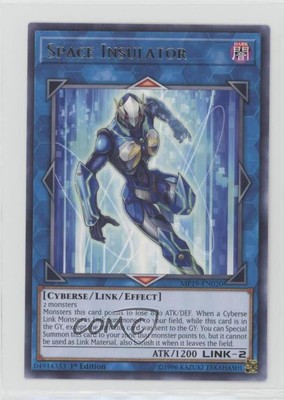 Space Insulator (R) 1st Ed. YuGiOh Gold Sarcophagus Tin Mega Pack 00jz-image