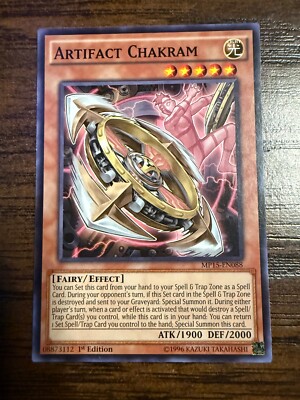 Yu-Gi-Oh! Artifact Chakram MP15-EN088 2015 Mega-Tins Mega Pack 1st Edition-image